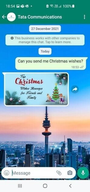 Send Message - Image Message
